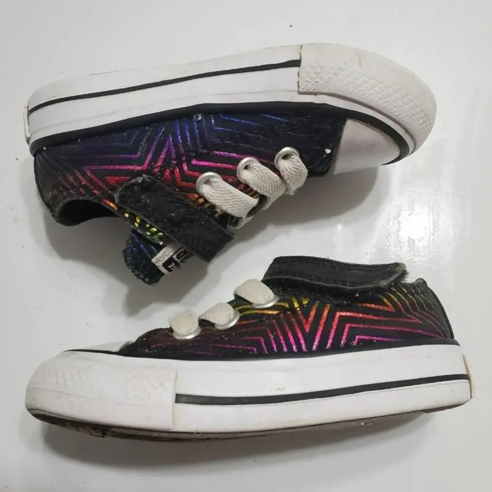 Converse Chuck Taylor All Star‎ Unisex Baby Sneakers Black 765399F Lace Up 4M